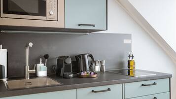 Comfort-Suite | Eigene KĂŒche | Espressomaschine, Wasserkocher