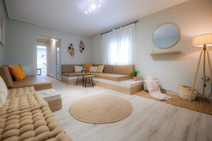 Casa, 2 camere da letto, vista giardino | Area soggiorno