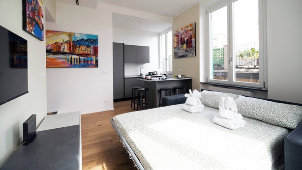 1 habitación, tabla de planchar con plancha, wifi gratis y ropa de cama 