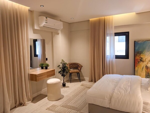 Executive appartement | 1 slaapkamer, een strijkplank/strijkijzer, gratis wifi