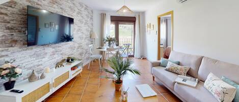 City Apartment | Living area | Flat-screen TV