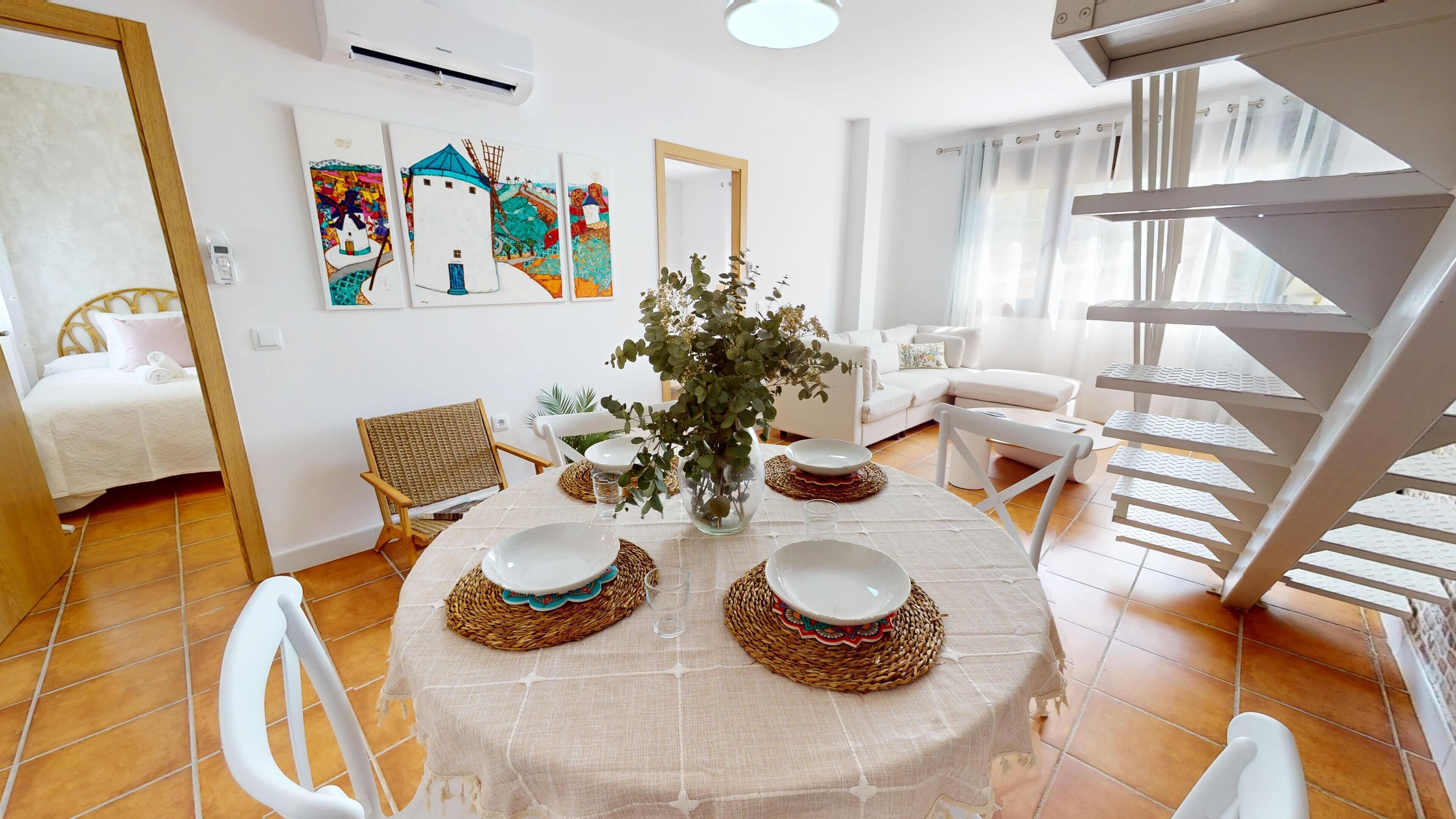 Comfort appartement | Woonruimte | Een flatscreentelevisie