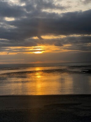 بالقرب من الشاطئ