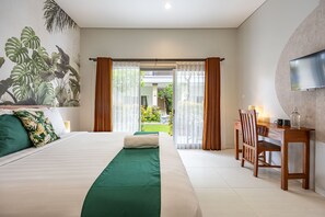 Rom – superior, hageutsikt | Wi-fi (inkludert) og sengetøy