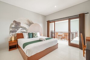 Deluxe-huone, 1 suuri parisänky | Ilmainen Wi-Fi, vuodevaatteet