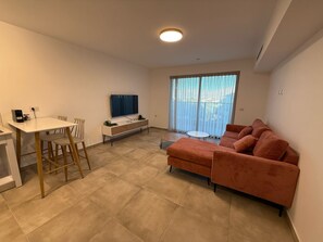 Appartement, 2 slaapkamers, balkon, uitzicht op zee | Gratis wifi