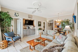 Appartement, 2 slaapkamers | Woonruimte