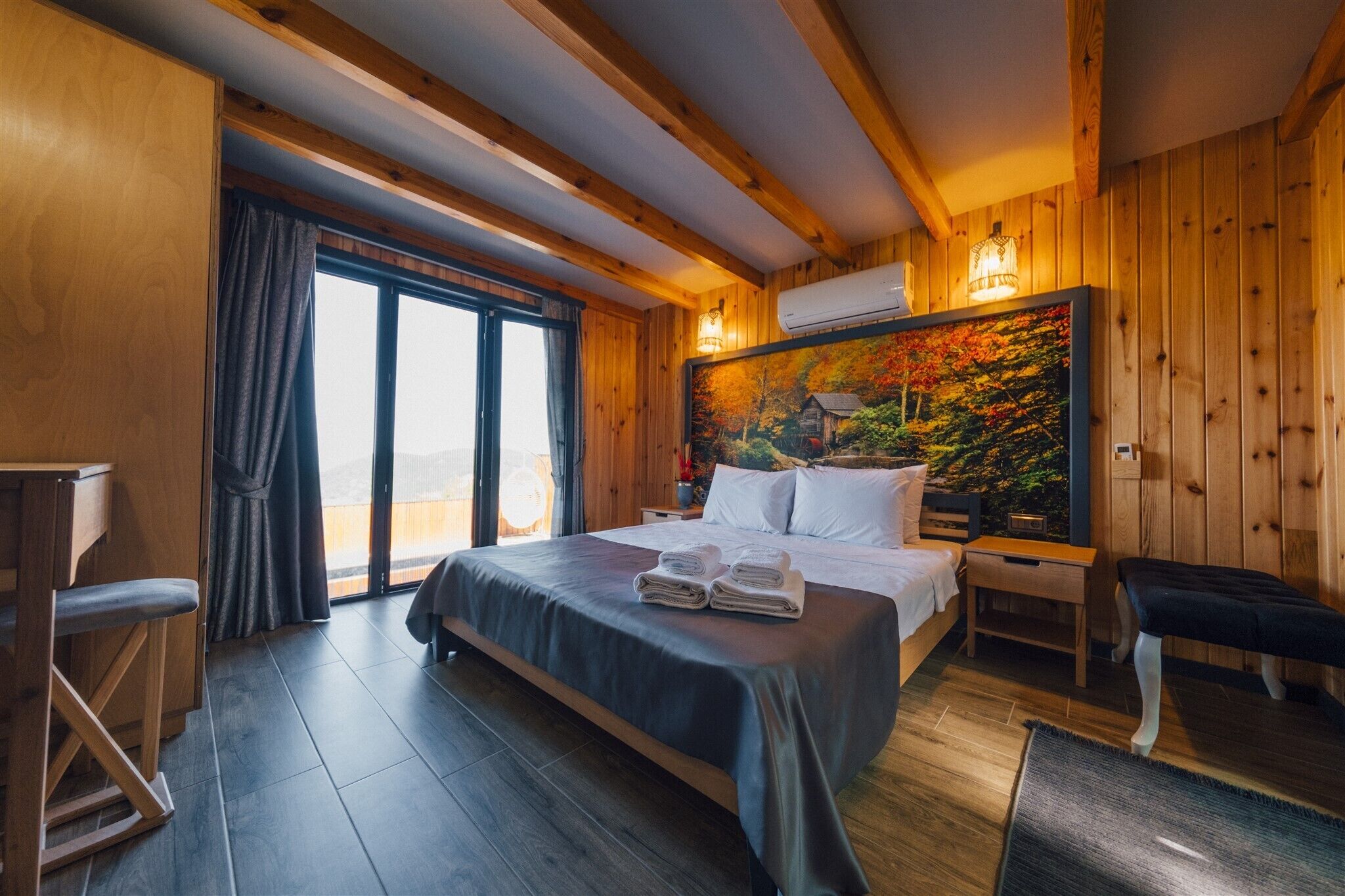 Premium-bungalow - søudsigt | Gratis Wi-Fi, sengetøj