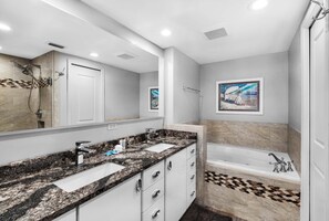 Condo, Multiple Beds (Portofino Island Resort 3-606) | Bathroom - Portofino Island Resort 3-606 (Pensacola Beach)