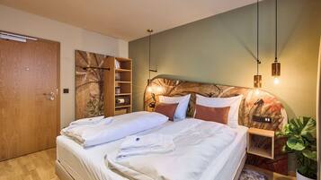 Superior-Doppelzimmer | Zimmersafe, Verdunkelungsvorhänge, Bügeleisen/Bügelbrett