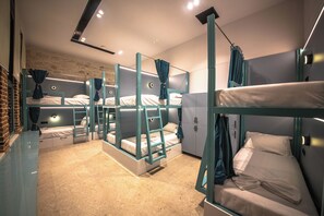 Single Bed in 10-Bed Female Dormitory Room | In-room safe, blackout curtains, iron/ironing board, free WiFi - Vega 43 Hostel (Sarande)