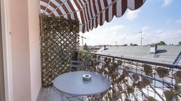 Deluxe Quadruple Room, Balcony, Mountain View | Terrace/patio