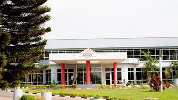 Majoituspaikan julkisivu