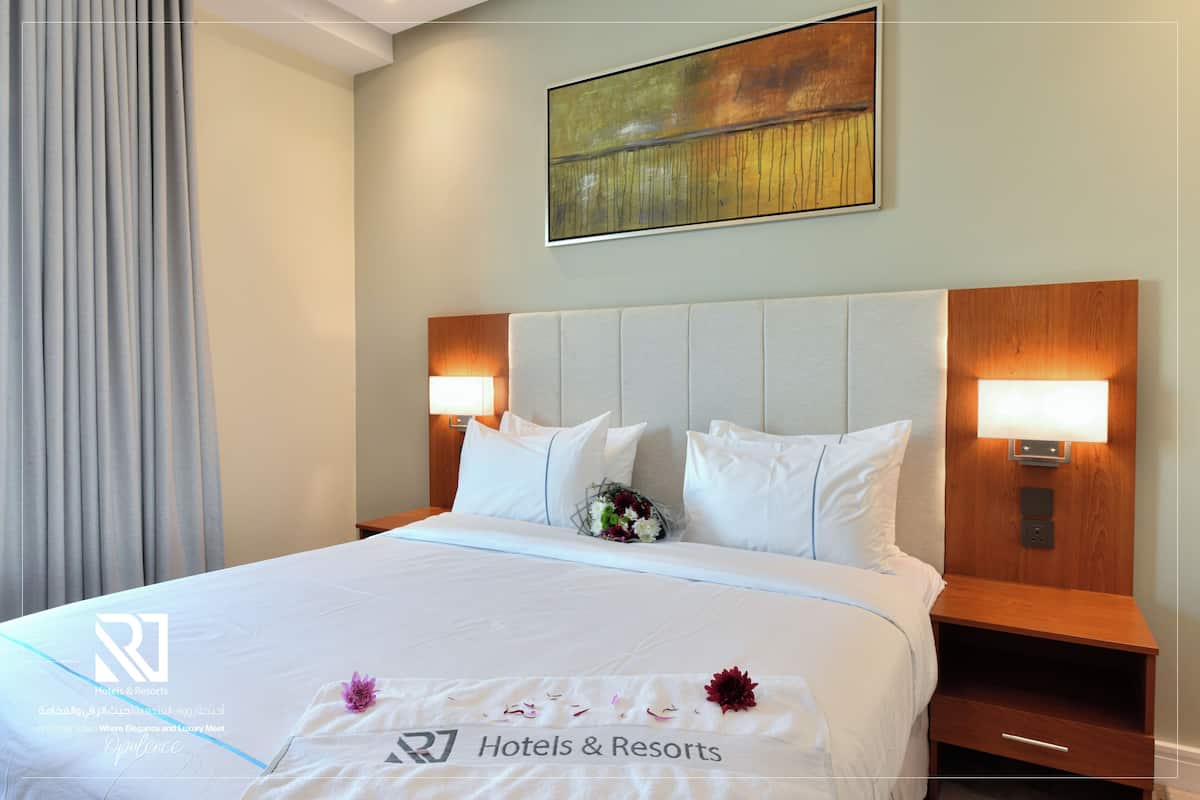 Quarto casal superluxo | 1 quarto, cofres nos quartos, cortinas blackout, quartos à prova de som
