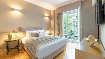 4 habitaciones, tabla de planchar con plancha y cuna de viaje