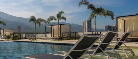 3 outdoor pools, pool umbrellas, sun loungers