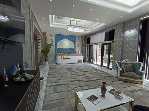 Charming 2-bedroom apartment in fabulous Samarkand with fitness room, WiFi