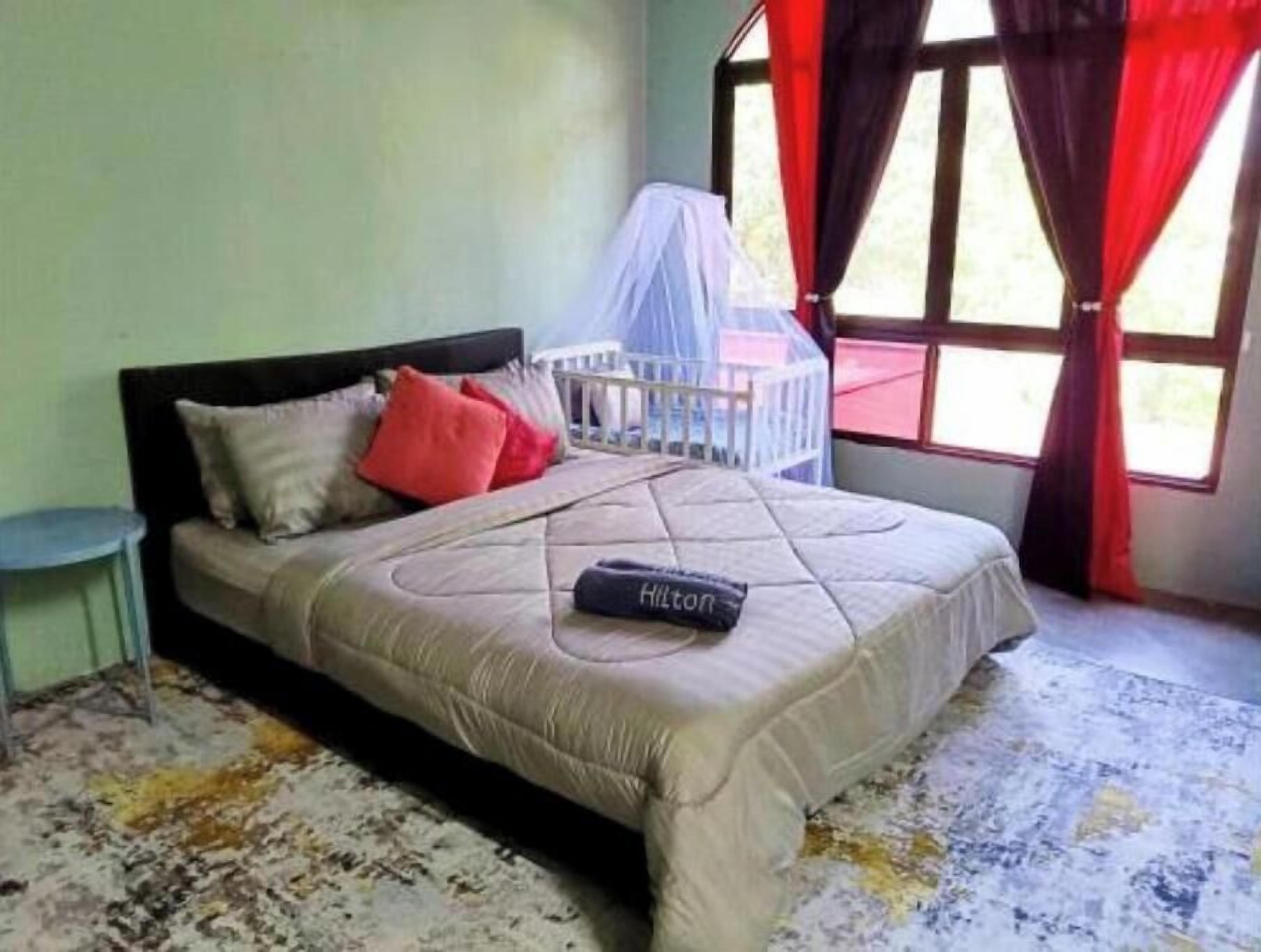 1 makuuhuone, silitysrauta/-lauta, vuodevaatteet