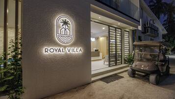 Fassade der Unterkunft