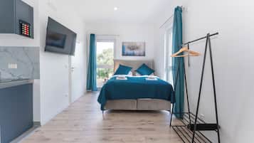Iron/ironing board, free cribs/infant beds, free WiFi, bed sheets