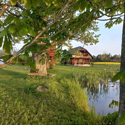 Family-friendly guest house Jaundzelves – nature, biking & bog lake adventures