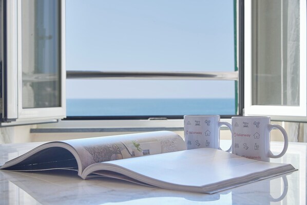 Vue depuis lâhĂ©bergement