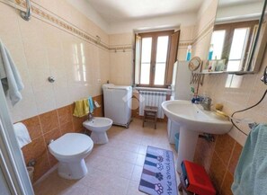 Dusche, Haartrockner, Bidet, Seife