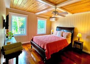 2 bedrooms, iron/ironing board, travel crib, WiFi