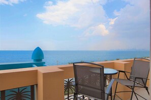 Luxury-Apartment, 2 Schlafzimmer, Meerblick | Balkon