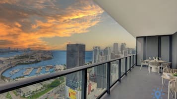 Apartment, 3 Schlafzimmer, Balkon, Buchtblick | Balkon