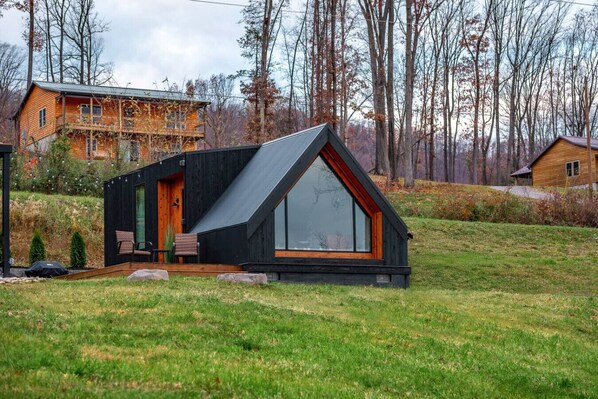 Exterior - Modern A-Frame w/ Hot Tub, Sauna & Stunning Views (Stanley)
