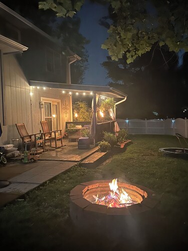 Spacious 4-bedroom house in amazing Omaha with WiFi, backyard oasis.