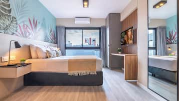 Studio | 1 bedroom, down comforters, in-room safe, free WiFi