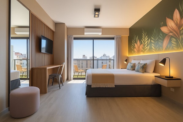 Appartement Confort | 1 chambre, coffre-fort, accès au Wi-Fi (inclus), literie fournie