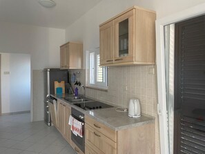 Appartement | Cuisine privée | Réfrigérateur, four, plaque de cuisson, lave-vaisselle