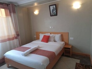 Free WiFi, bed sheets