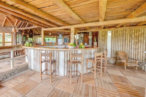 Poolside bar