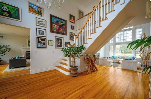 Luxury Waterfront Estate with Sunset Views, Dock, Kayaks & Paddle Board