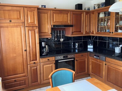 Cozy vacation apartment in the Rhön with a beautiful view from the balcony