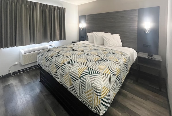 Free WiFi, bed sheets