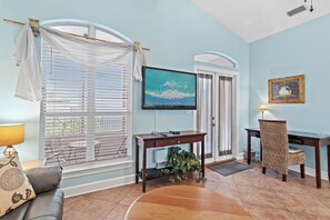House, Multiple Beds (Ocean Dreams) | Living area | TV - Ocean Dreams (Miramar Beach)