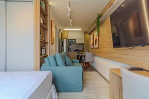 开间 | 遮光窗帘、熨斗/熨衣板、免费 WiFi、床单