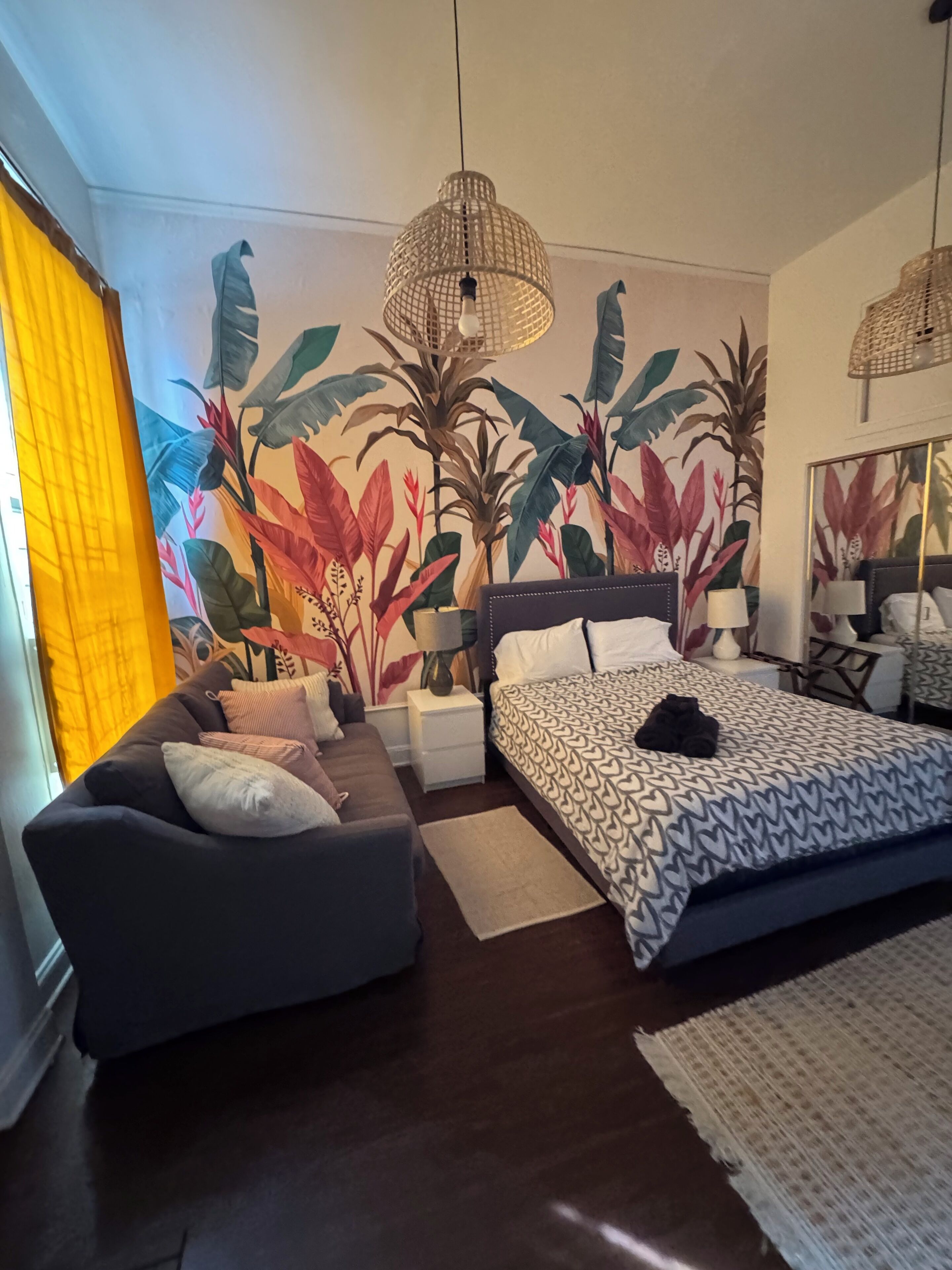 2 bedrooms, iron/ironing board, travel crib, WiFi