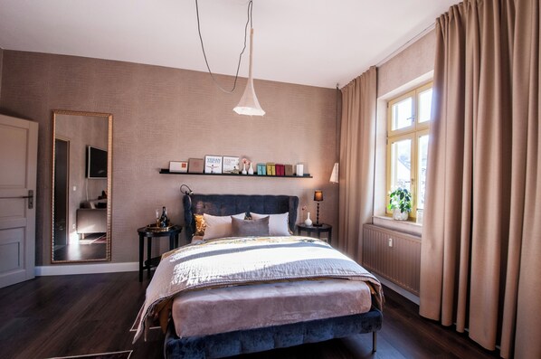 2 bedrooms, WiFi, bed sheets - Cozy apartment in the Harz Mountains for lovers of historic half-timbered towns and castles (Quedlinburg)