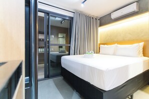开间 | 1 多间卧室、遮光窗帘、熨斗/熨衣板、免费 WiFi