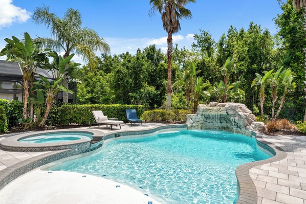 Pool - 9-bedroom Reunion Resort Home close to Orlando attractions (Kissimmee)