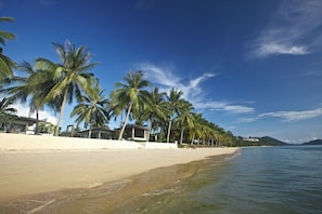 On the beach