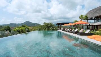 Una piscina riscaldata