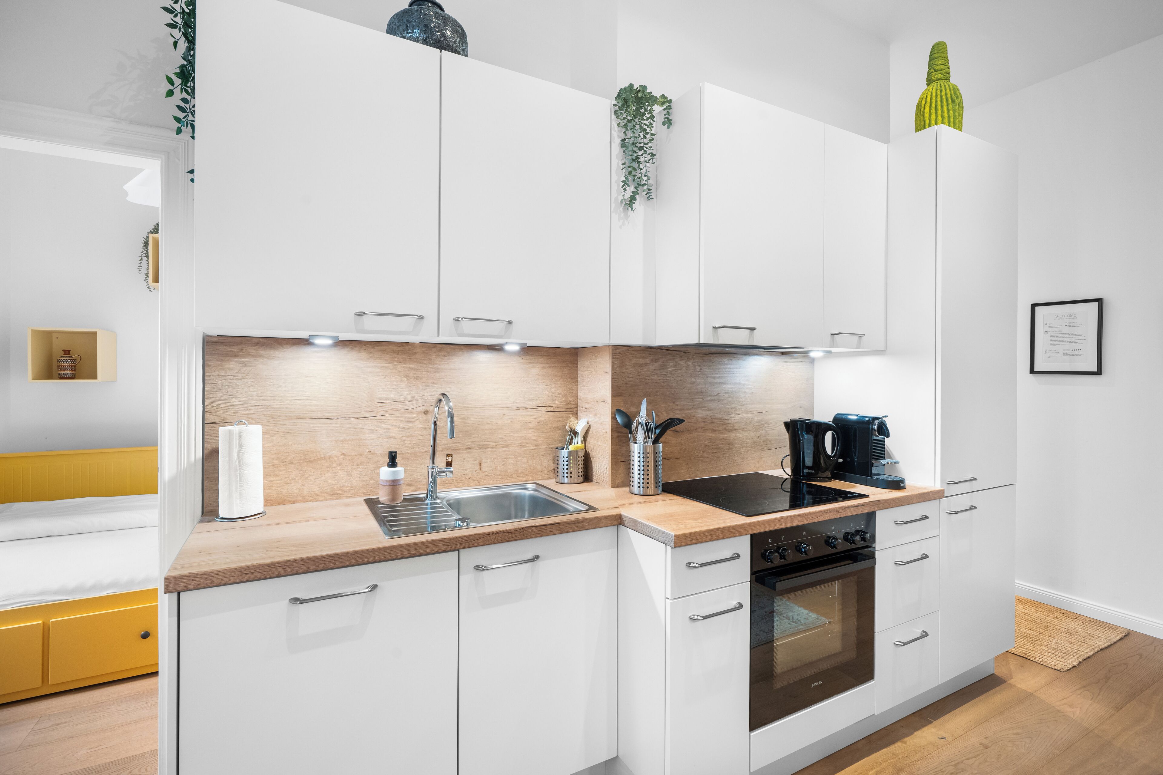 Réfrigérateur, four, plaque de cuisson, lave-vaisselle