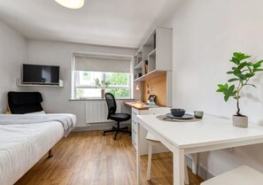 Premium-studiolejlighed - 1 stor enkeltseng - ikke-ryger | Gratis Wi-Fi